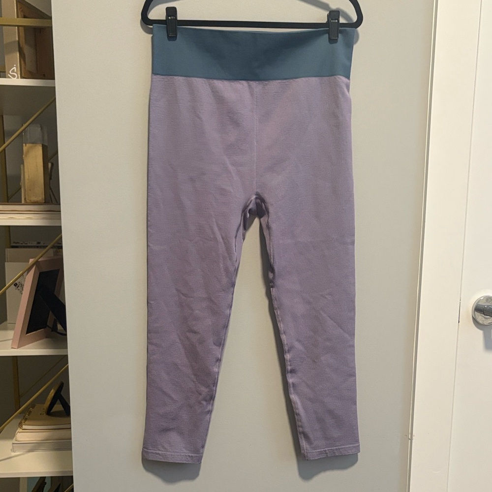 DSG Twitch + Allison Purple and Teal Leggings